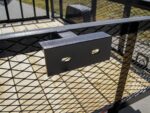6.4x12 Dovetail Utility Trailer 2ft Mesh Side 3,500lb Axle - Image 13
