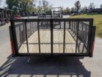 6.4x12 Dovetail Utility Trailer 2ft Mesh Side 3,500lb Axle - Image 5