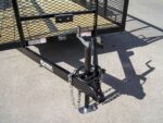 6.4x16 Dovetail Utility Trailer 2ft Mesh (2) 3500lb Axles 7K GVWR - Image 10