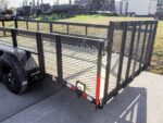 6.4x16 Dovetail Utility Trailer 2ft Mesh (2) 3500lb Axles 7K GVWR - Image 16