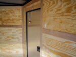 7x14 Enclosed Trailer Black V-Nose Blackout Package 3,500lb Axle Storage - Image 16
