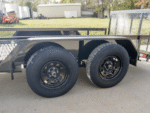 6.4x12 Dovetail Utility Trailer with Side Baskets (2) 3500lb Axles - Image 13