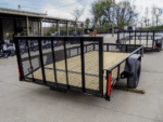 6.4x12 Dovetail Utility Trailer with 1ft Mesh Sides 3,500lb Axle - Image 5