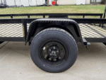 6.4x12 Dovetail Utility Trailer with 1ft Mesh Sides 3,500lb Axle - Image 15