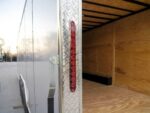8.5x32 Silver Enclosed Car Hauler Trailer With Ramp and side door (3) 7K Axles 21k GVWR - Image 16