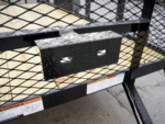 5x12 Dovetail Utility Trailer with 2ft Mesh Sides 3,500lb Axle - Image 9