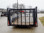 6.4x14 Dovetail Utility Trailer with 4ft Rails (2) 3500lb Axles - Image 5