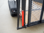 6.4x14 Dovetail Utility Trailer with 4ft Rails (2) 3500lb Axles - Image 11
