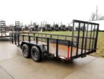 6.4x16 Straight Deck Utility Trailer with 2ft Mesh Sides Tall Gate 7K GVWR - Image 4