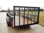 6.4x16 Straight Deck Utility Trailer with 2ft Mesh Sides Tall Gate 7K GVWR - Image 5