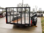 6.4x16 Straight Deck Utility Trailer with 2ft Mesh Sides Tall Gate 7K GVWR - Image 6