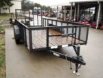 6.4x16 Straight Deck Utility Trailer with 2ft Mesh Sides Tall Gate 7K GVWR - Image 9