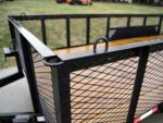 6.4x16 Straight Deck Utility Trailer with 2ft Mesh Sides Tall Gate 7K GVWR - Image 12