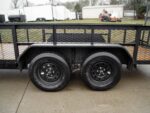 6.4x16 Straight Deck Utility Trailer with 2ft Mesh Sides Tall Gate 7K GVWR - Image 13