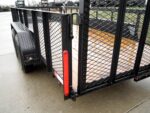 6.4x16 Straight Deck Utility Trailer with 2ft Mesh Sides Tall Gate 7K GVWR - Image 14