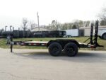 7x14 IBeam Equipment Trailer (2) 7K Axles with Stand-Up Ramps 14K GVWR - Image 4