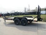 7x14 IBeam Equipment Trailer (2) 7K Axles with Stand-Up Ramps 14K GVWR - Image 5