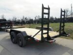 7x14 IBeam Equipment Trailer (2) 7K Axles with Stand-Up Ramps 14K GVWR - Image 6