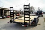 7x14 IBeam Equipment Trailer (2) 7K Axles with Stand-Up Ramps 14K GVWR - Image 7