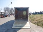 Enclosed Trailer Custom 7'x18' White Tandem Axle with Ramp and E-Tracks Storage - Image 8