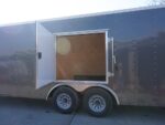 Enclosed Trailer 8.5x24 Tandem Axle Charcoal Gray - Motorcycle Car Hauler Storage - Image 13