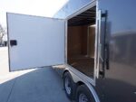 Enclosed Trailer 8.5x24 Tandem Axle Charcoal Gray - Motorcycle Car Hauler Storage - Image 14