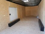 Enclosed Trailer 8.5x24 Tandem Axle Charcoal Gray - Motorcycle Car Hauler Storage - Image 18