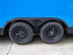 8.5x18 Blue V-Nose Slant Top Enclosed Trailer with Blackout Package - Image 12