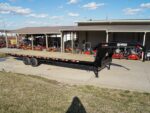 8.5x30 IBeam Gooseneck Straight Deckover Trailer (2) 7K Axles Slide Ramps 14K GVWR - Image 4