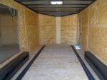 8.5x20 Silver V-Nose Slant Top Enclosed Trailer (2) 5200lb Axles - Image 15