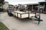 7x20 Tube Top Dovetail Utility Trailer (2) 3500lb Axles - Image 8