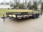 7x20 Dovetail Utility Trailer with Side Baskets (2) 3,500lb Axles
