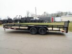 7x20 Dovetail Utility Trailer with Side Baskets (2) 3,500lb Axles - Image 4