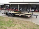 7x20 Dovetail Utility Trailer with Side Baskets (2) 3,500lb Axles - Image 7