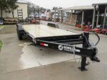 7x22 IBEAM Equipment Trailer (2) 7K Axles Stand-Up Ramps 14K GVWR - Image 8
