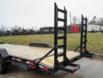 7x22 IBEAM Equipment Trailer (2) 7K Axles Stand-Up Ramps 14K GVWR - Image 15