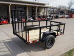 5x8 Straight Deck Utility Trailer with 2ft Side Rails 3500lb Axle - Image 6