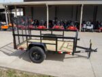 5x8 Straight Deck Utility Trailer with 2ft Side Rails 3500lb Axle - Image 7
