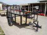 5x8 Straight Deck Utility Trailer with 2ft Side Rails 3500lb Axle - Image 8