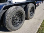 7x18 Steel Floor Car Hauler (2) 3500lb Axle w/ Brake and Ramps - Image 7