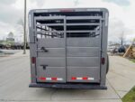 24ft Charcoal Gooseneck Livestock Trailer (2) 7K Axles - Image 7