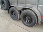 24ft Charcoal Gooseneck Livestock Trailer (2) 7K Axles - Image 12