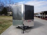 7x12 Enclosed Charcoal Trailer with Silver ATP 3500lb Axle Storage - Image 2