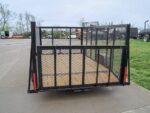6.4x12 Dovetail Utility Trailer with 4ft Mesh Sides 3,500lb Axle - Image 5