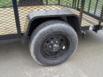 6.4x12 Dovetail Utility Trailer with 4ft Mesh Sides 3,500lb Axle - Image 13