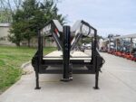 8.5x25 IBeam Gooseneck Straight Deckover Trailer (2) 7K Axles Slide Ramps 14K GVWR - Image 2
