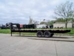 8.5x25 IBeam Gooseneck Straight Deckover Trailer (2) 7K Axles Slide Ramps 14K GVWR - Image 3