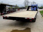 8.5x25 IBeam Gooseneck Straight Deckover Trailer (2) 7K Axles Slide Ramps 14K GVWR - Image 5