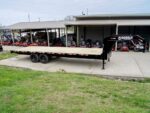 8.5x25 IBeam Gooseneck Straight Deckover Trailer (2) 7K Axles Slide Ramps 14K GVWR - Image 7