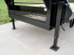 8.5x25 IBeam Gooseneck Straight Deckover Trailer (2) 7K Axles Slide Ramps 14K GVWR - Image 10